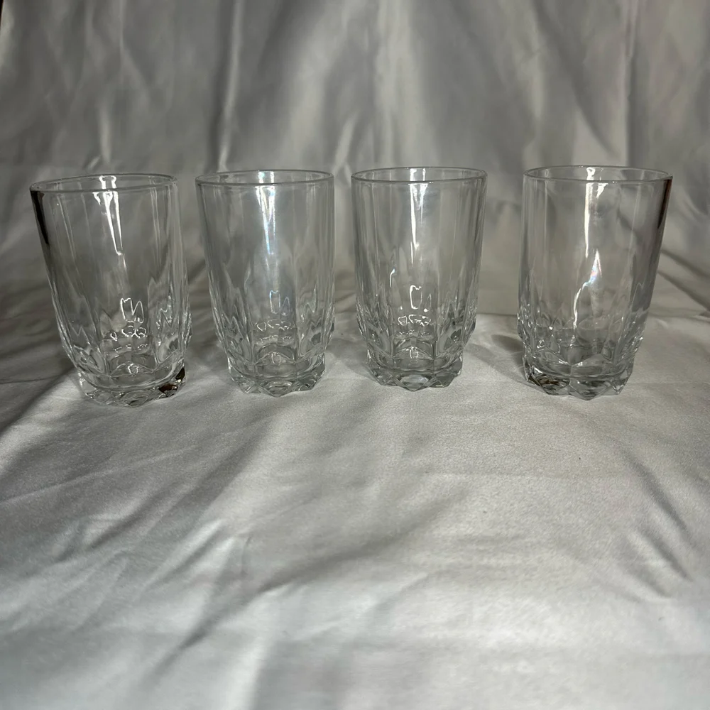 Vintage Arcoroc “Artic” Juice Glasses Set